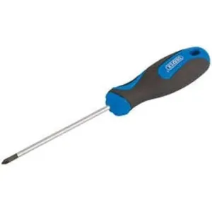 Draper Soft Grip Pz Type Screwdriver, No.0 X 75Mm Dr-48925