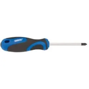 Draper Soft Grip Pz Type Screwdriver, No.1 X 75Mm Dr-48926