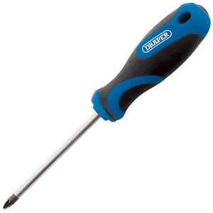 Draper Soft Grip Screwdriver Pozi PZ2 x 100mm