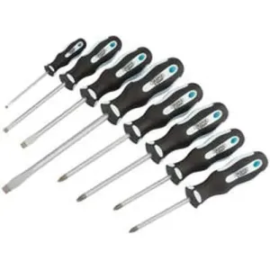 Draper Soft Grip Screwdriver Set (8 Piece) Dr-63589