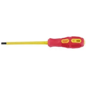Draper Vde Approved Fully Insulated Plain Slot Screwdriver, 5.5 X 125Mm (Display Packed) Dr-69214