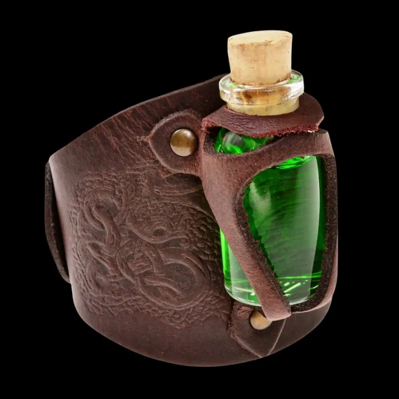 Embossed Bracelet With Potion Bottle