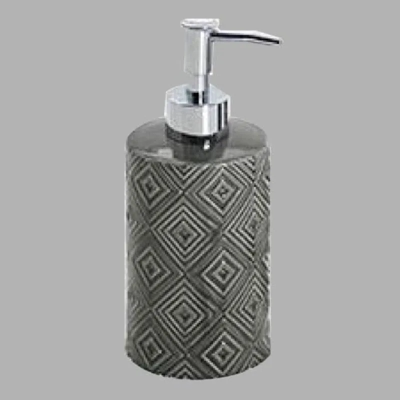 Embossed Charcoal Soap Dispenser