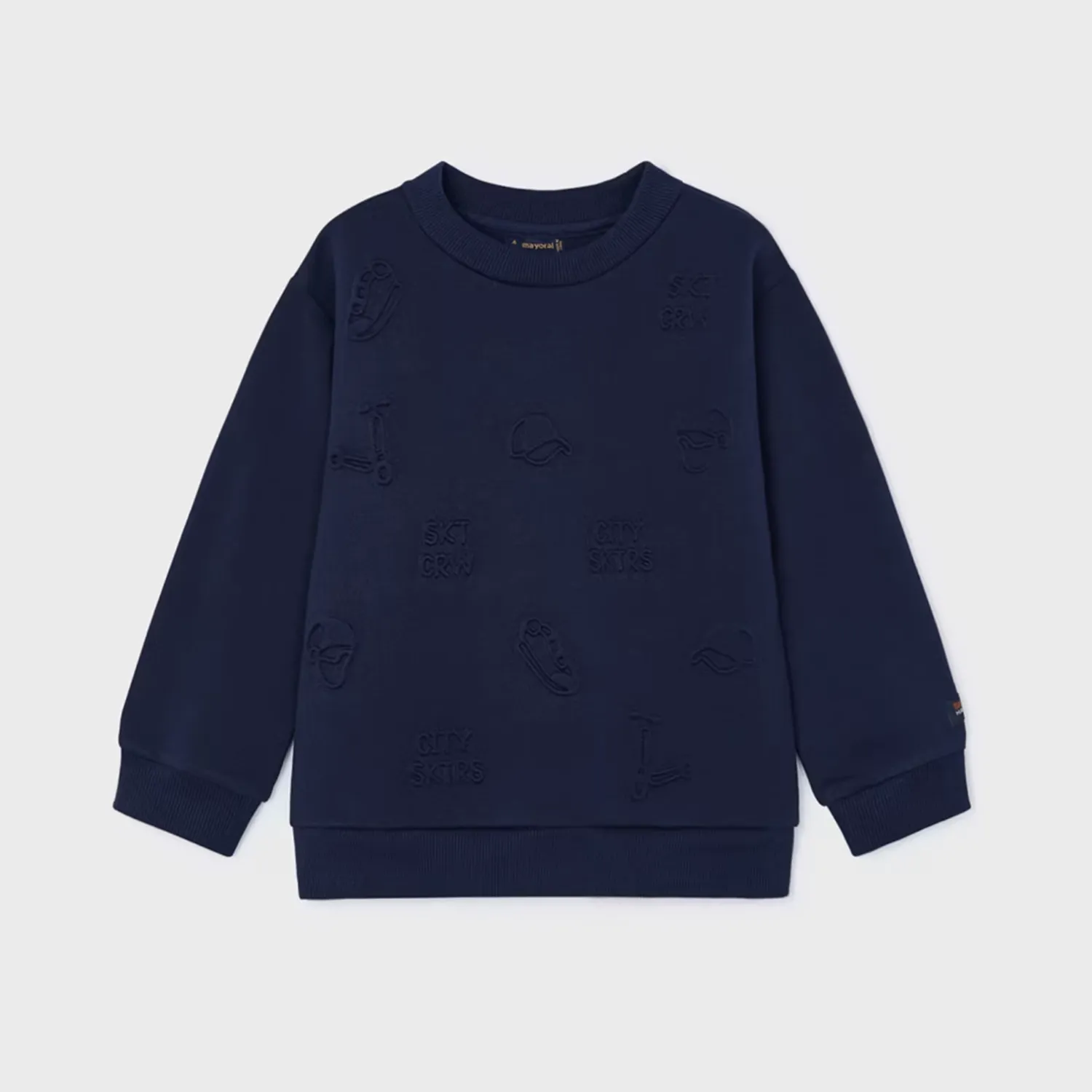 Embossed Pullover
