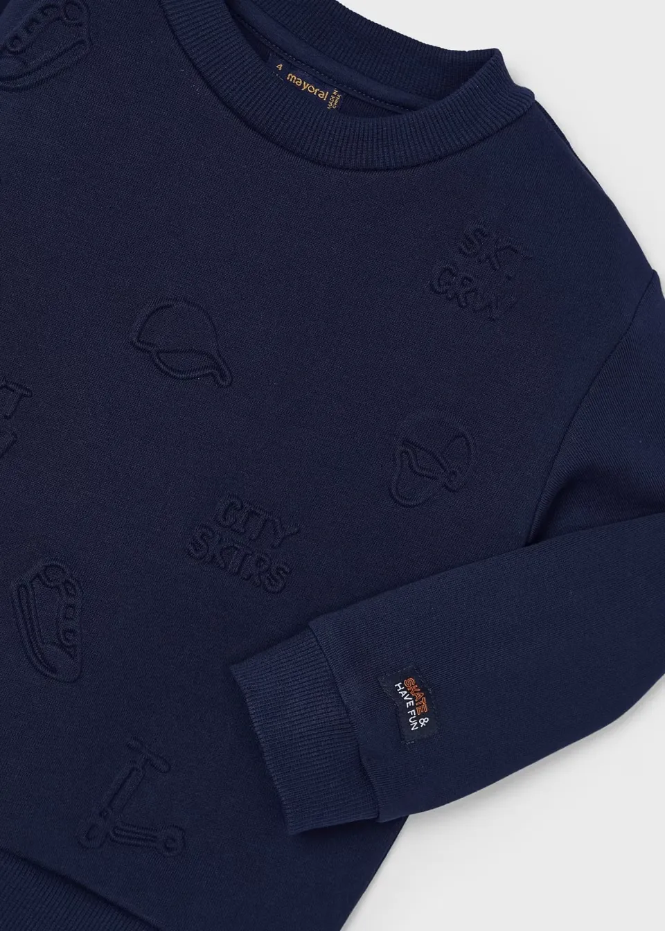 Embossed Pullover