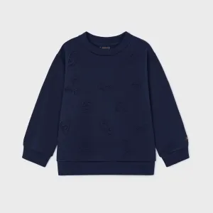 Embossed Pullover