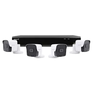ESP REKIP4KB4W Rekor IP 4 Channel POE 2MP 4 White Bullet Camera Kit (1TB)