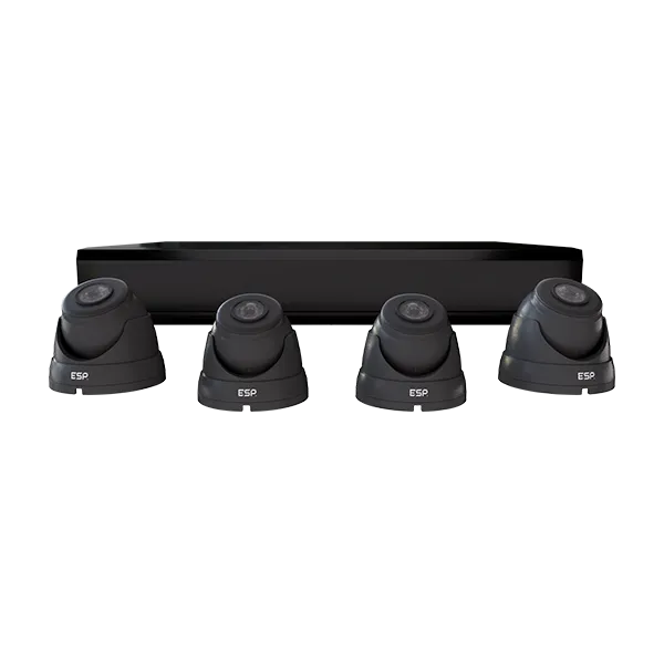 ESP RHD4KD4B RekorHD 2MP Analogue 4CH 2 Camera Dome Kit 500GB Black