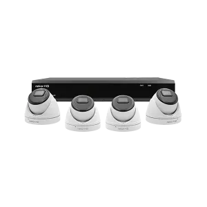 ESP RHD4KD4W2TB Rekor HD 4 Channel HD 2TB 4x White Dome Camera Kit
