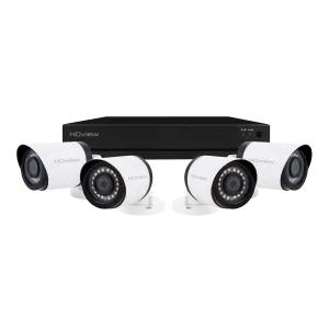 ESP SHDV4KB4W1TB HDview 4MP Super HD 4 Channel 1TB 4x White Bullet Camera Kit