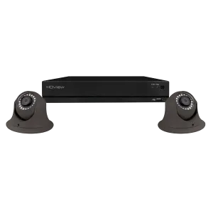 ESP SHDV4KD2G1TB HDview 4MP Super HD 4 Channel 1TB 2x Grey Dome Camera Kit