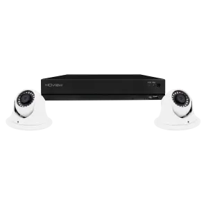 ESP SHDV4KD2W4TB HDview 4MP Super HD 4 Channel 4TB 2x White Dome Camera Kit