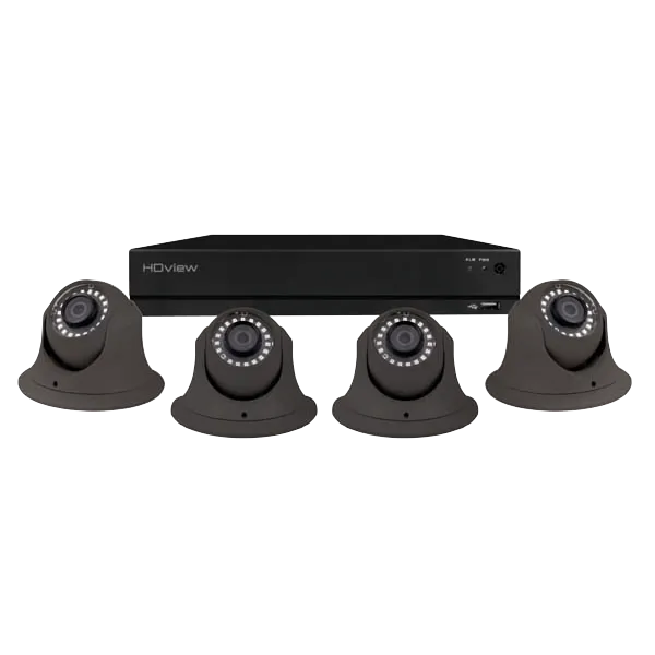 ESP SHDV8KD4G HDview 4MP Super HD 8 Channel 1TB 4x Grey Dome Camera Kit