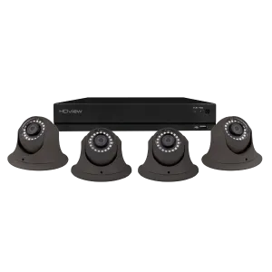 ESP SHDV8KD4G HDview 4MP Super HD 8 Channel 1TB 4x Grey Dome Camera Kit