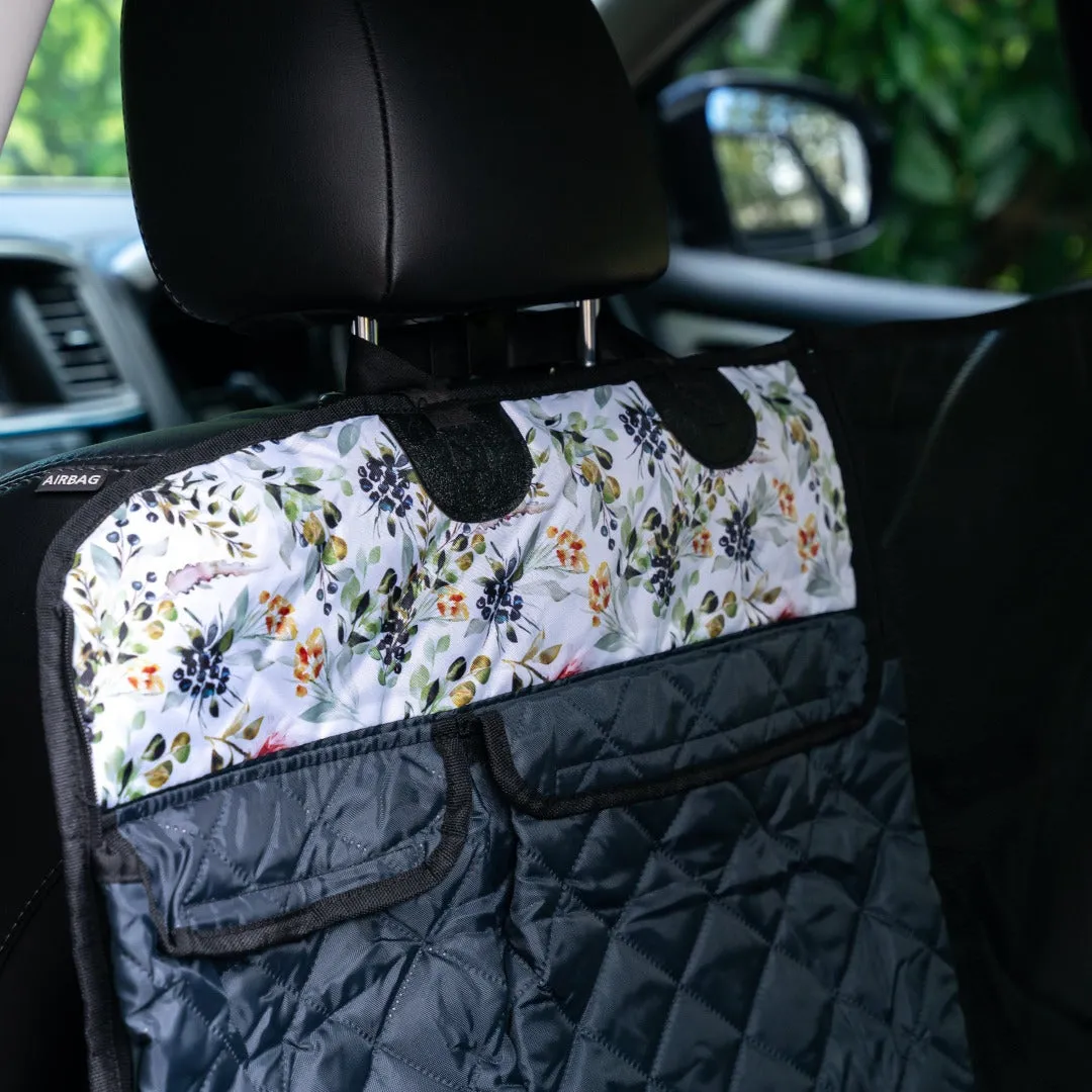 Evergreen Back Seat Cover w Travel Bag