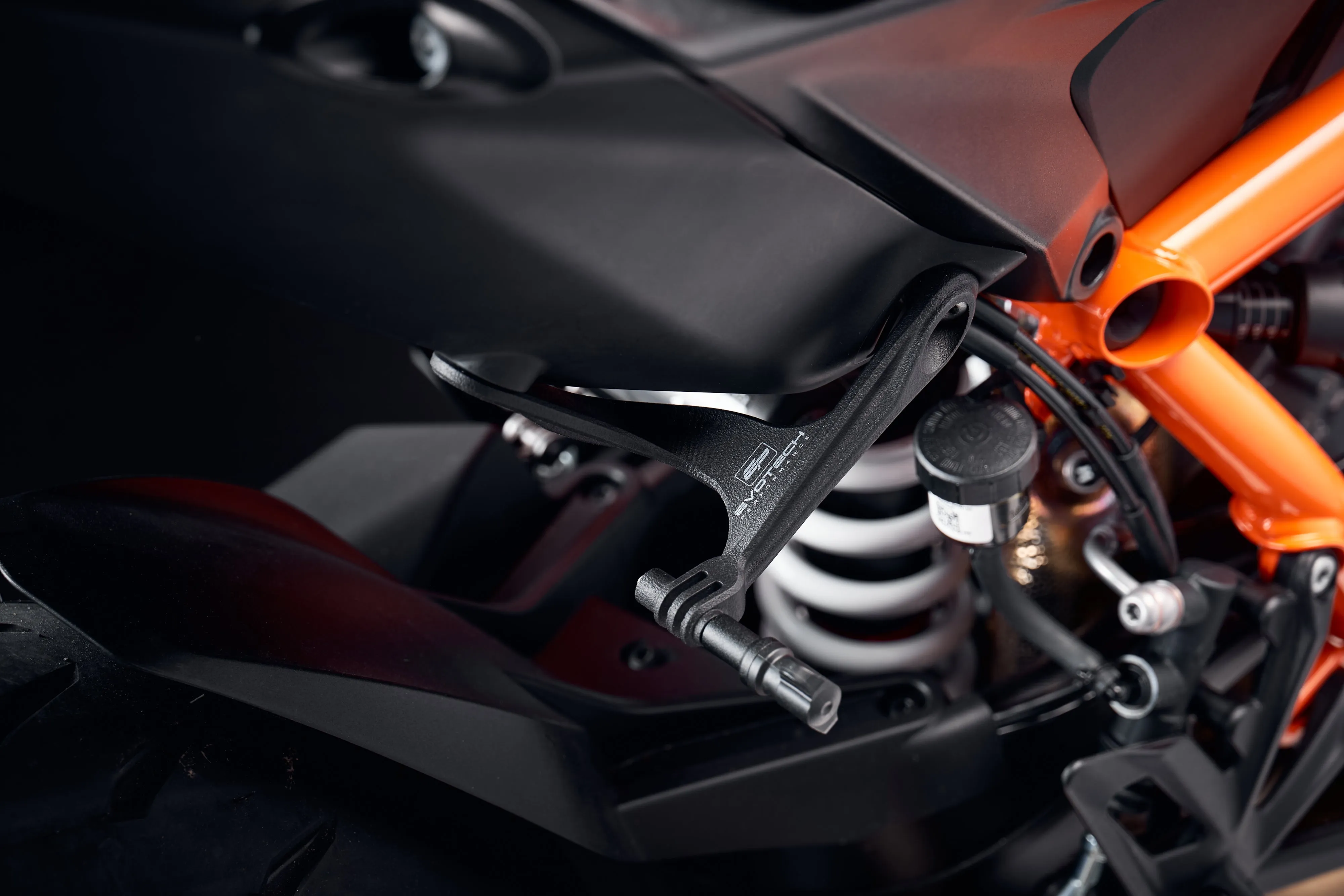 Evotech Footpeg Rear facing Action Camera Mount - KTM 1290 Super Duke R (2020 ) (Right-hand Side)