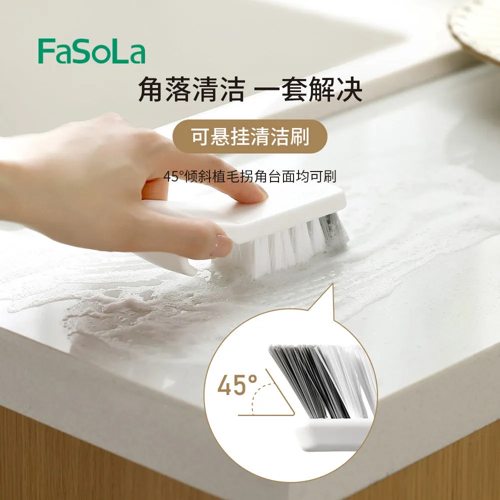 FaSoLa Hanging Cleaning Brush - White