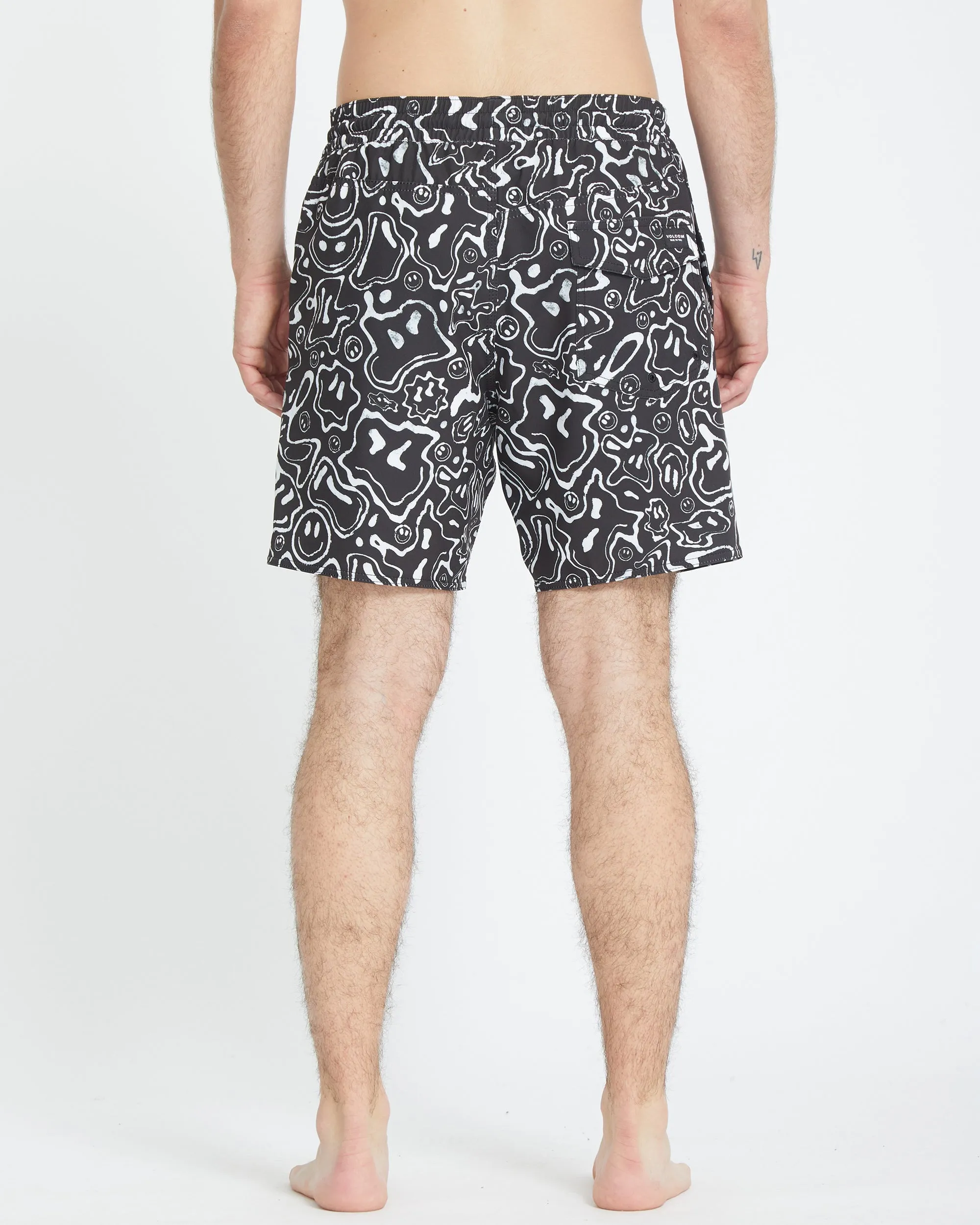 Filip Rygalski Smile Trunk 17" Boardshort - BLACK