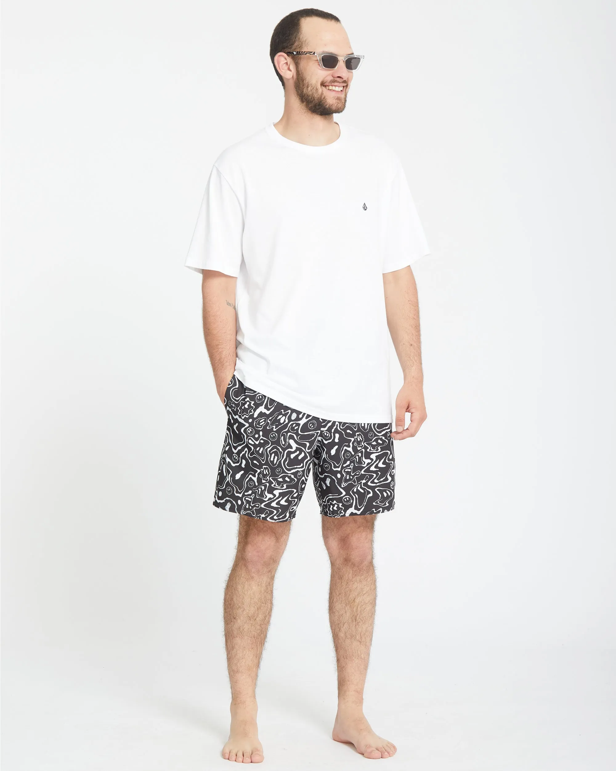 Filip Rygalski Smile Trunk 17" Boardshort - BLACK
