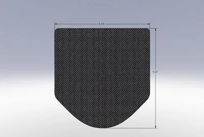 Flat-Top Wide Body Plate