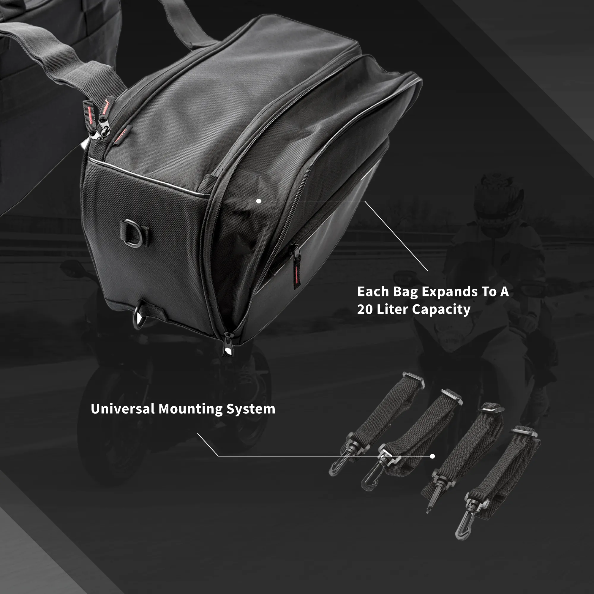 FLY RACING #6245 479-10~400 Saddle Bags