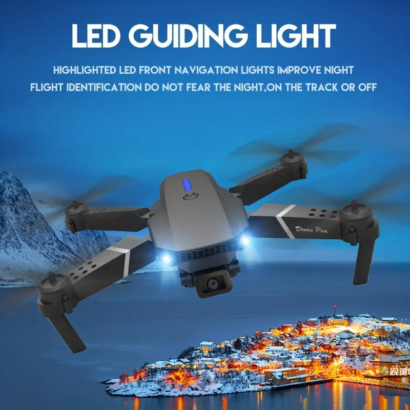 Foldable KBDFA E88 Drone with HD Camera, Obstacle Avoidance, and WIFI Control