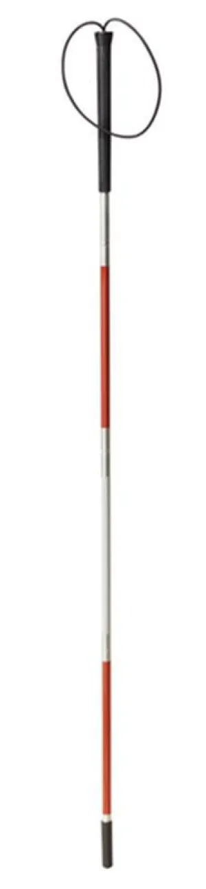 Folding Blind Cane with Wrist Strap - 1 Each