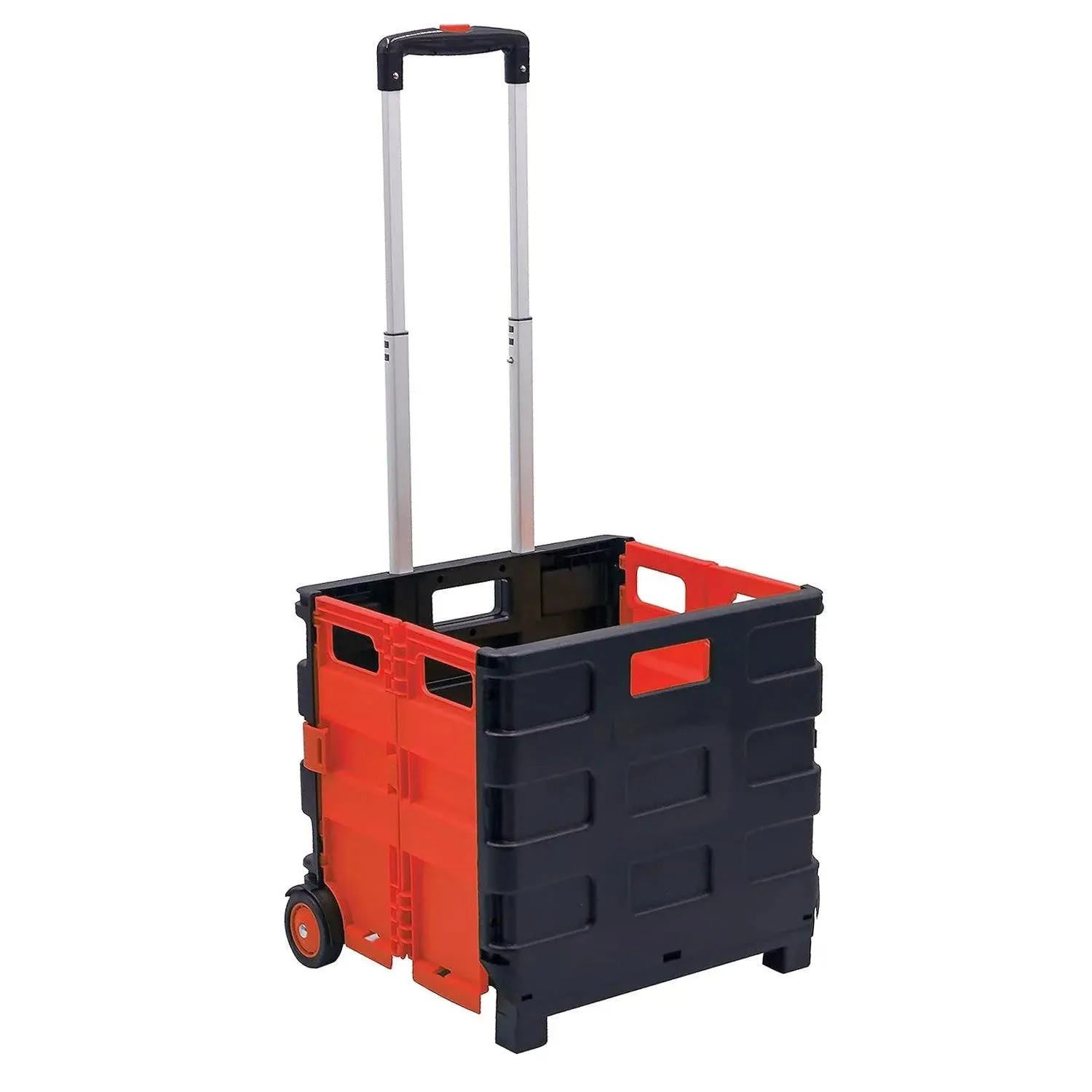 Folding Shopping Trolley Cart Rolling Car Boot Foldable Storage Box Large 35kg