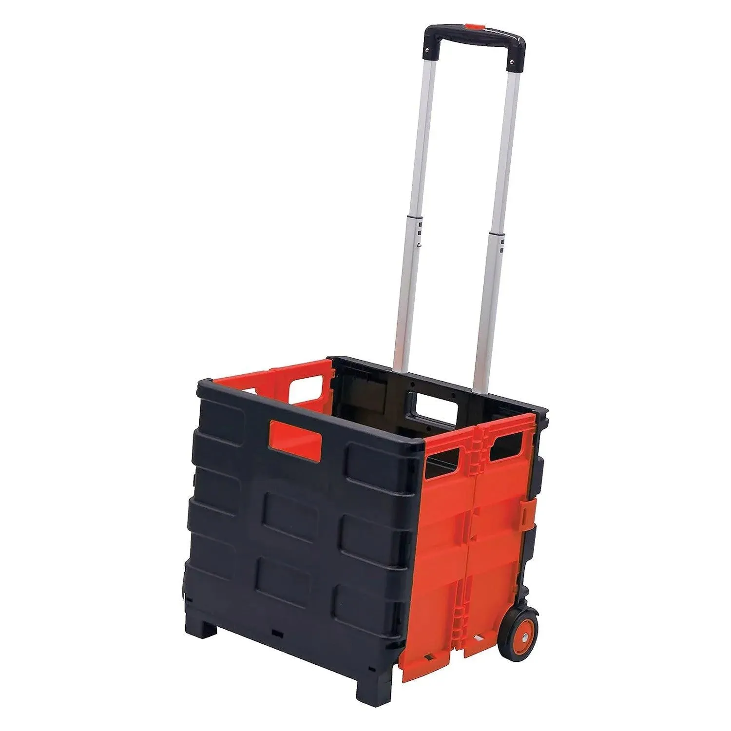 Folding Shopping Trolley Cart Rolling Car Boot Foldable Storage Box Large 35kg