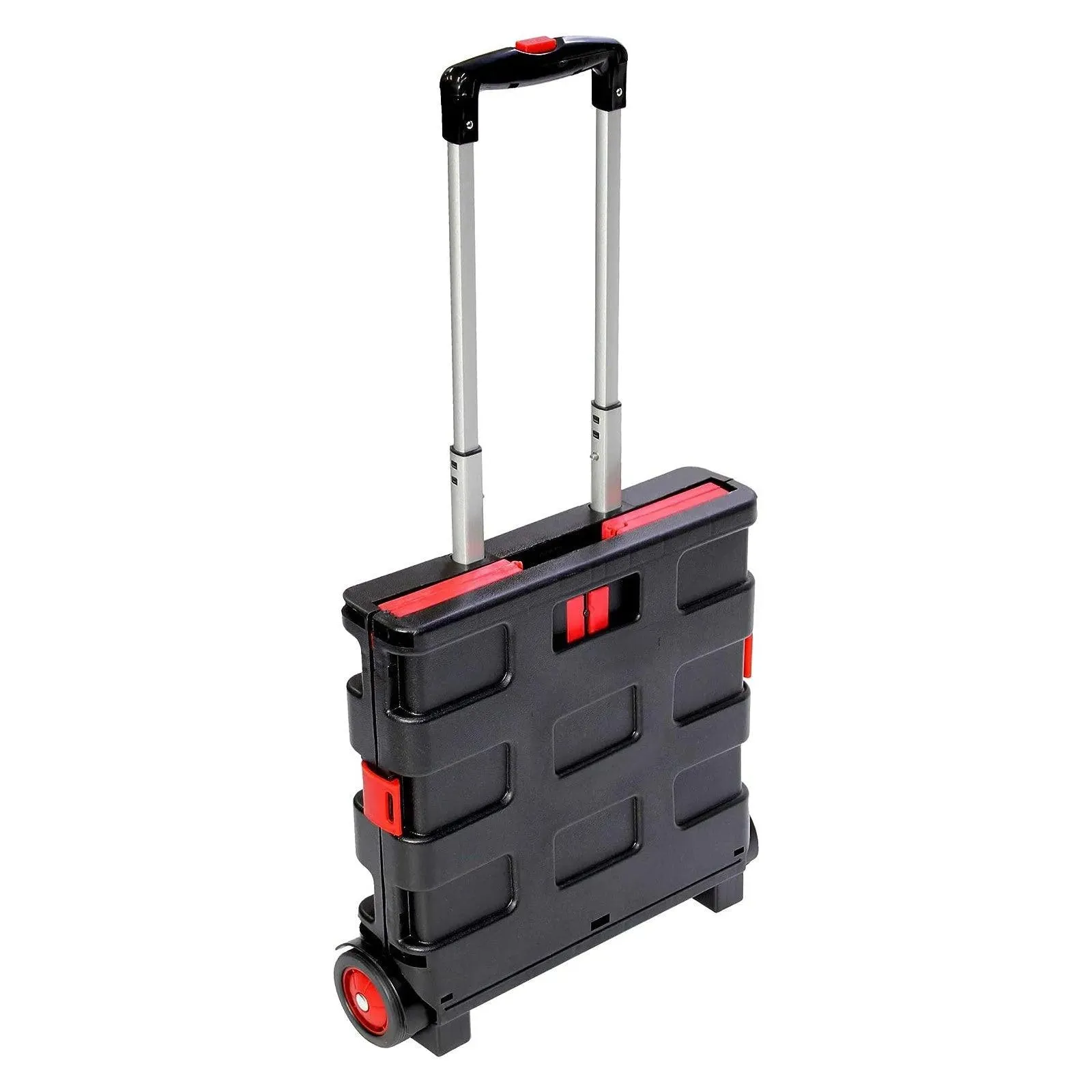 Folding Shopping Trolley Cart Rolling Car Boot Foldable Storage Box Large 35kg