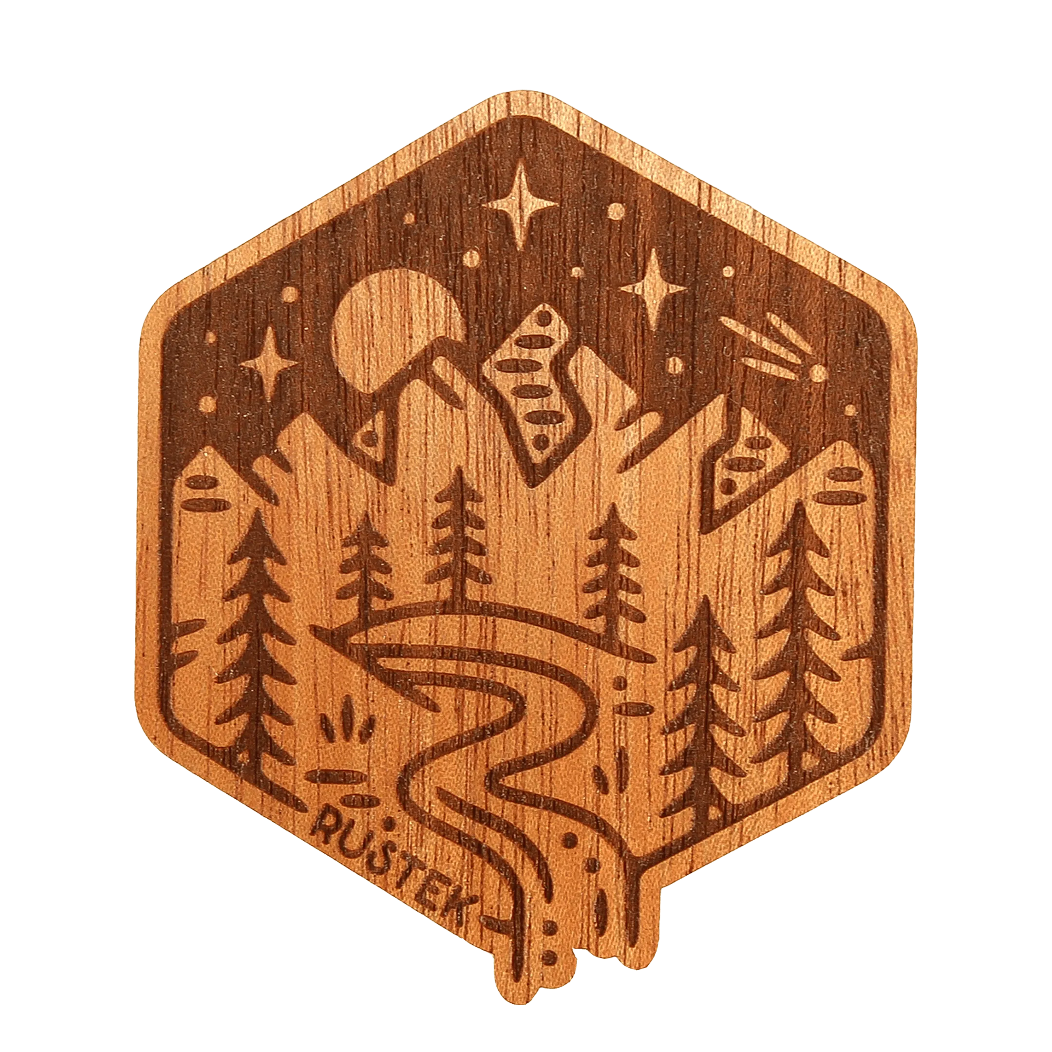 Foothill Falls Wood Sticker