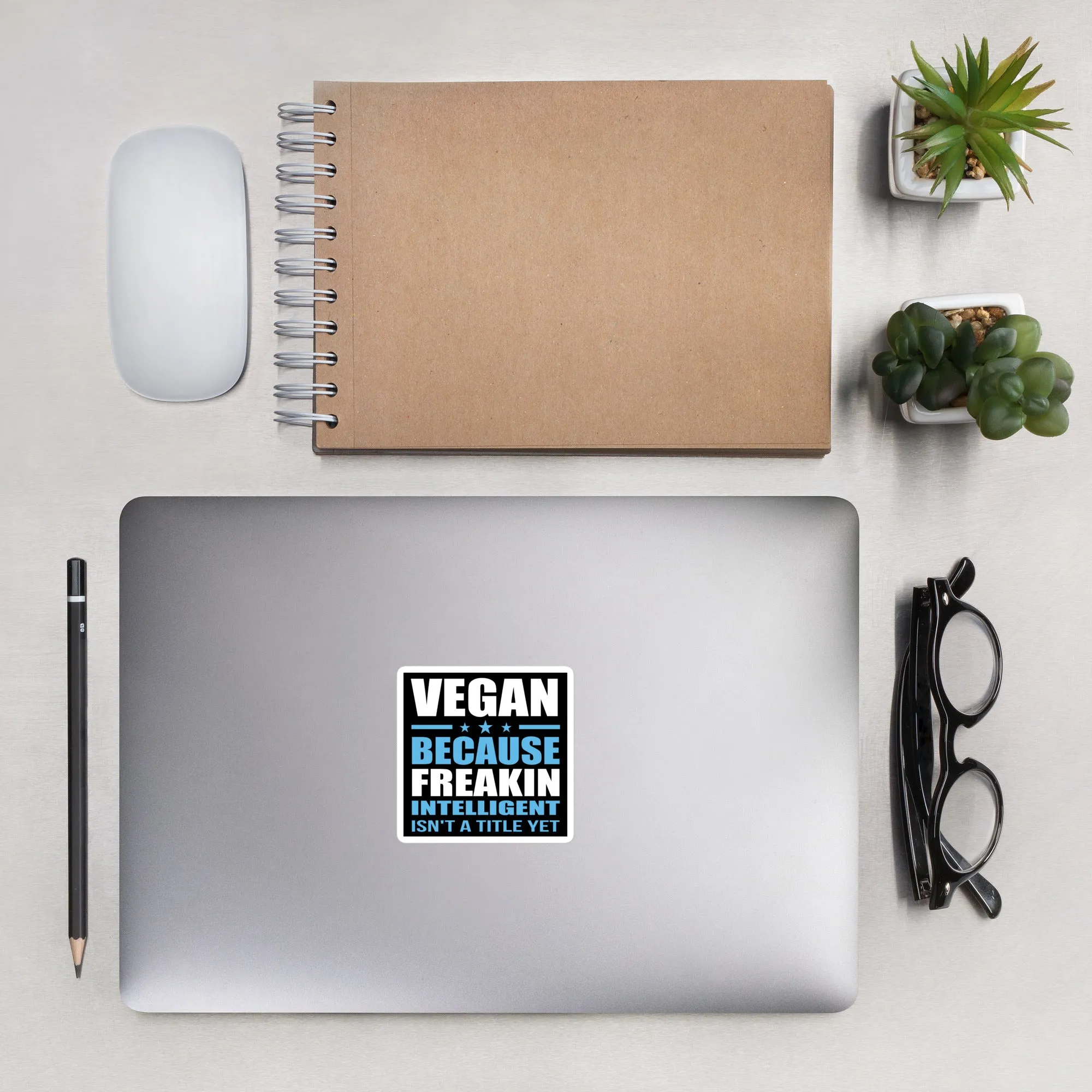 FREAKIN' INTELLIGENT VEGAN sticker