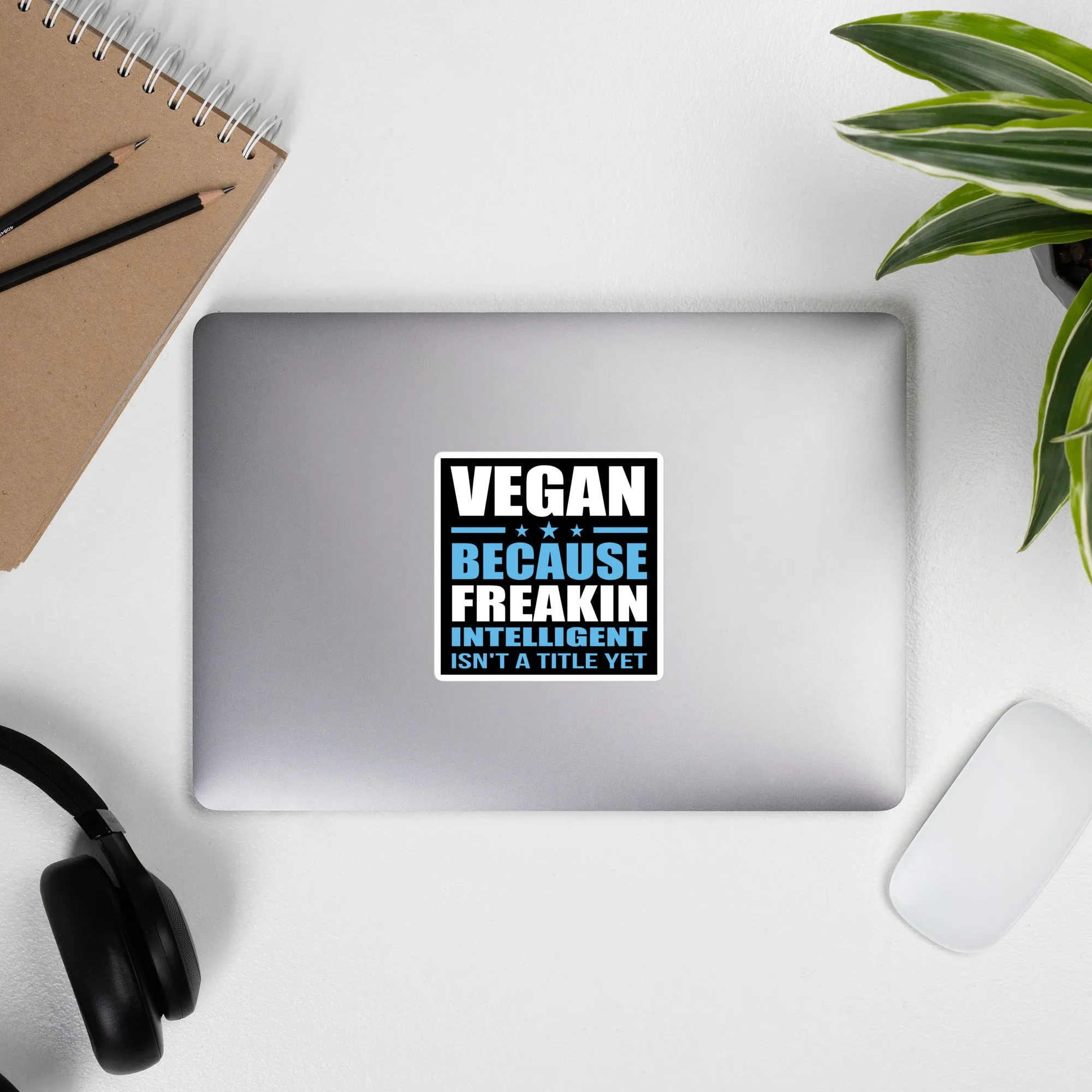 FREAKIN' INTELLIGENT VEGAN sticker
