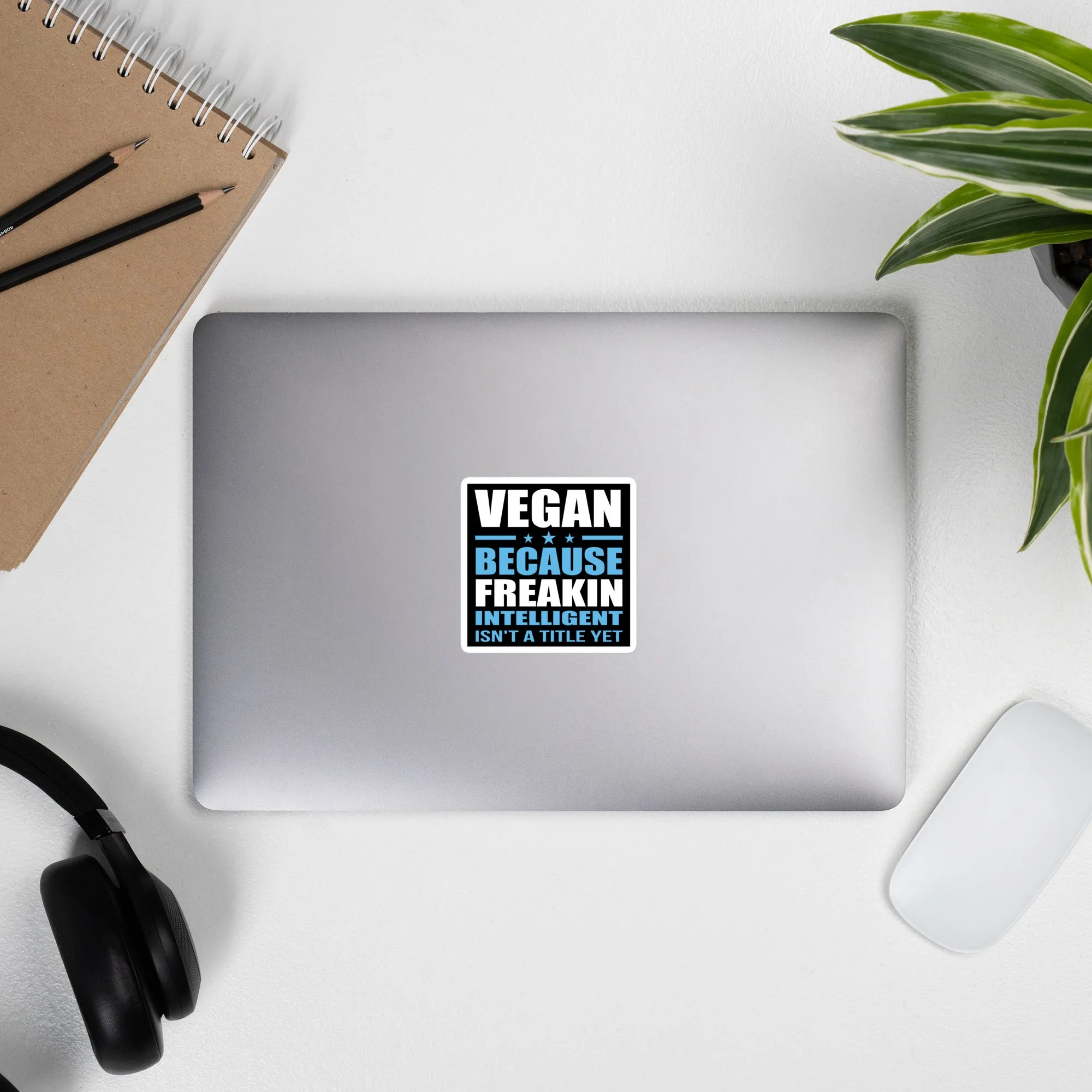 FREAKIN' INTELLIGENT VEGAN sticker