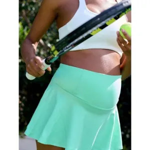 FREE PEOPLE Movement x Hatch Pleats And Thank You Maternity Skort in Salted Lime