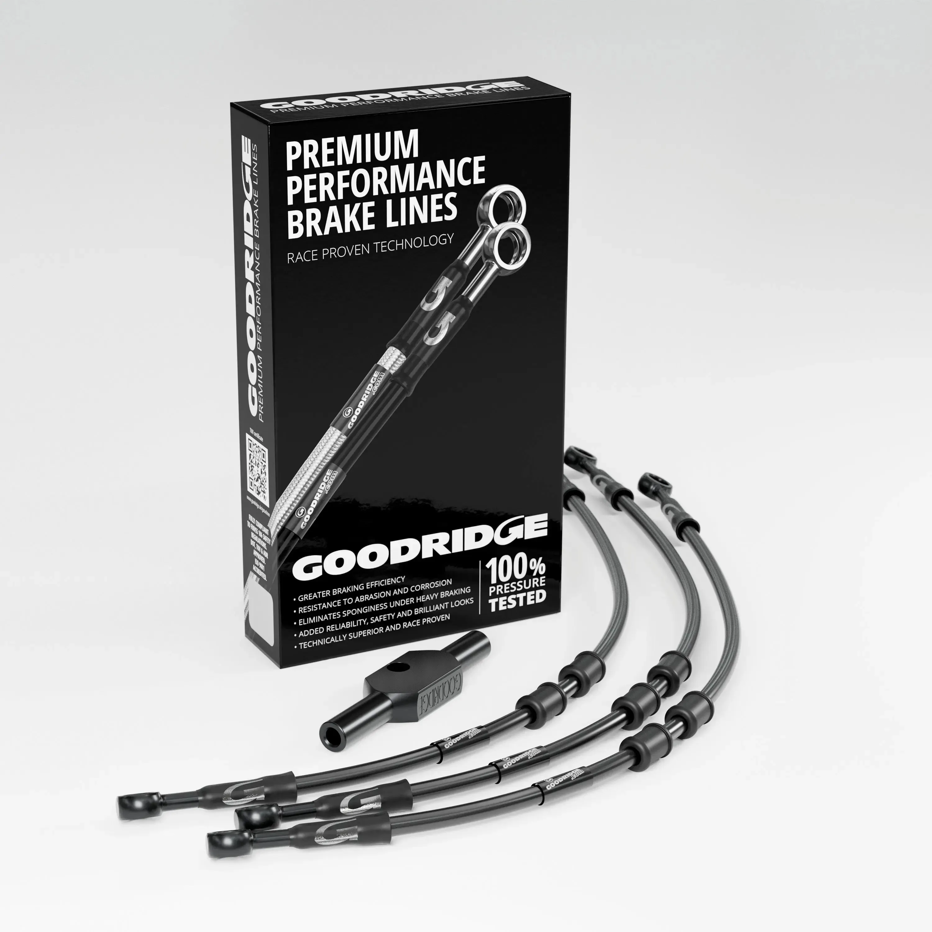 FRONT BRAKE HOSE KIT FOR HARLEY DAVIDSON FXRS-C LOW RIDER CONVERTIBLE 87-94