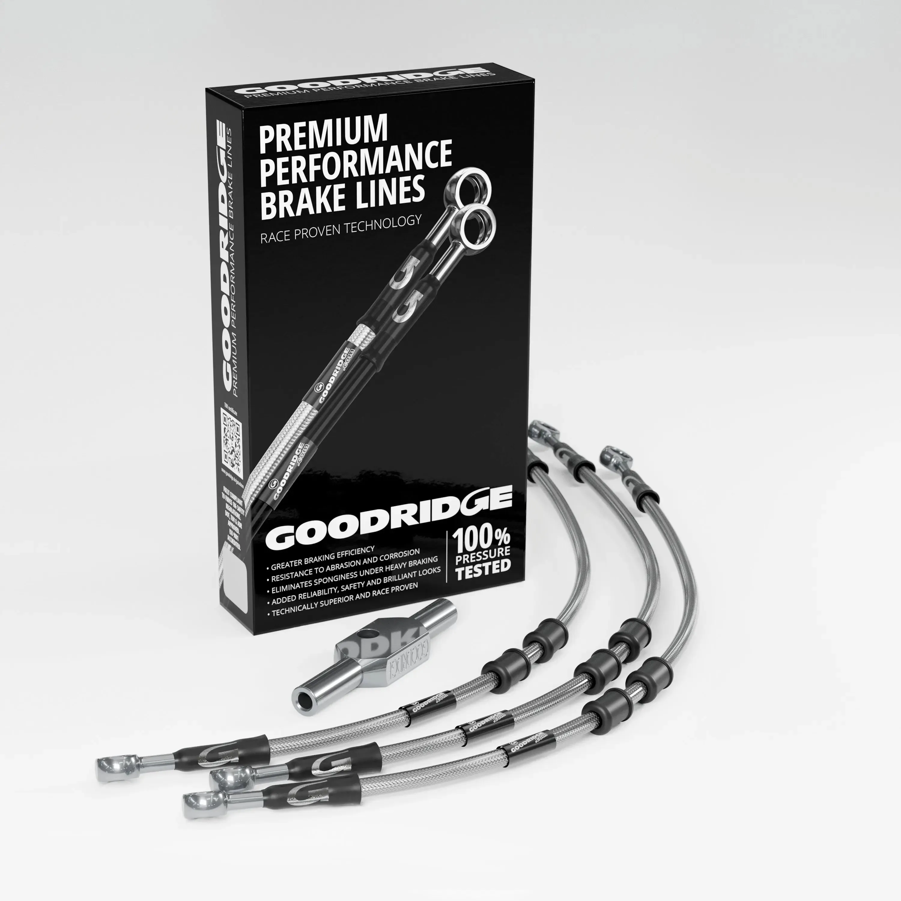FRONT BRAKE HOSE KIT FOR HARLEY DAVIDSON FXRS-C LOW RIDER CONVERTIBLE 87-94