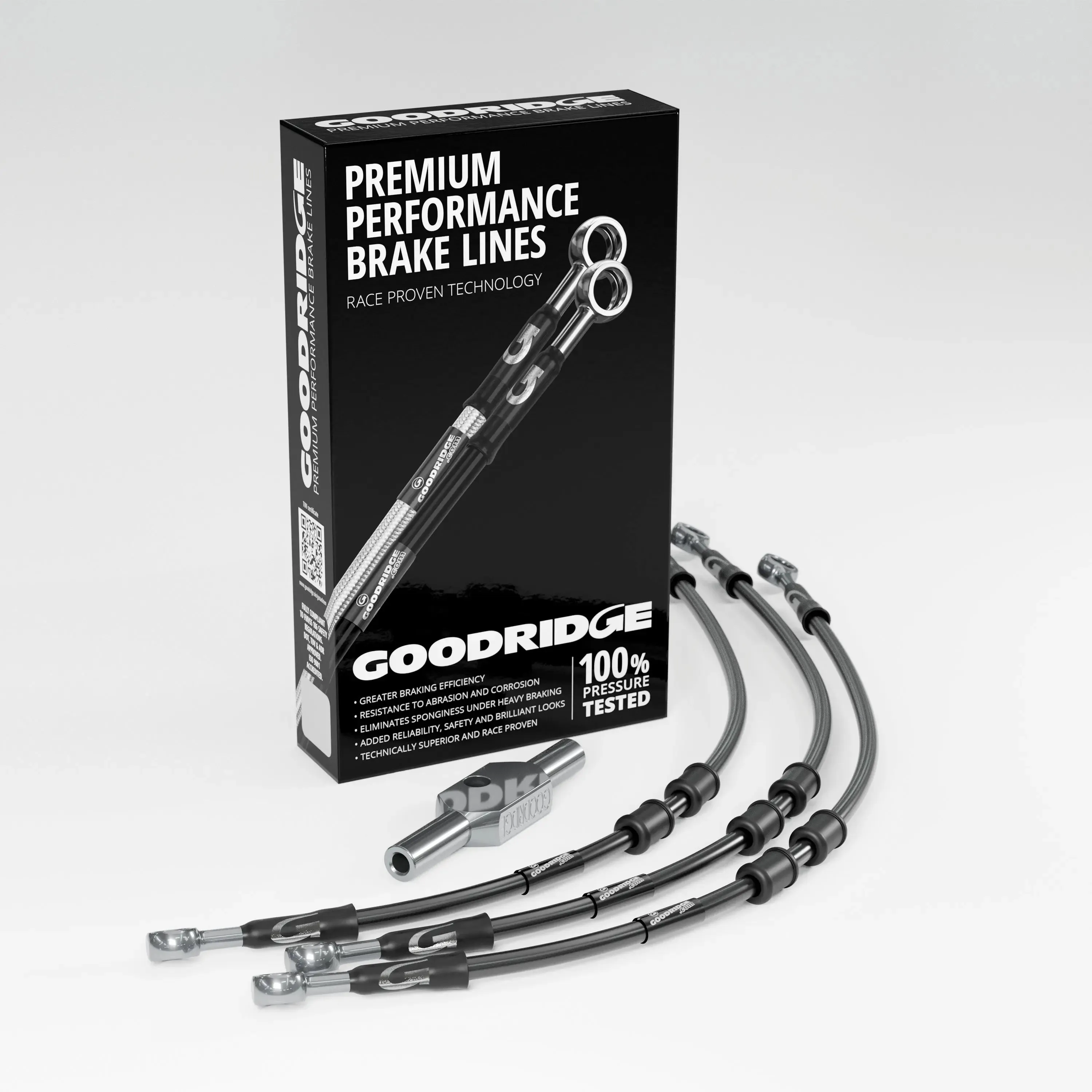 FRONT BRAKE HOSE KIT FOR HARLEY DAVIDSON FXRS-C LOW RIDER CONVERTIBLE 87-94