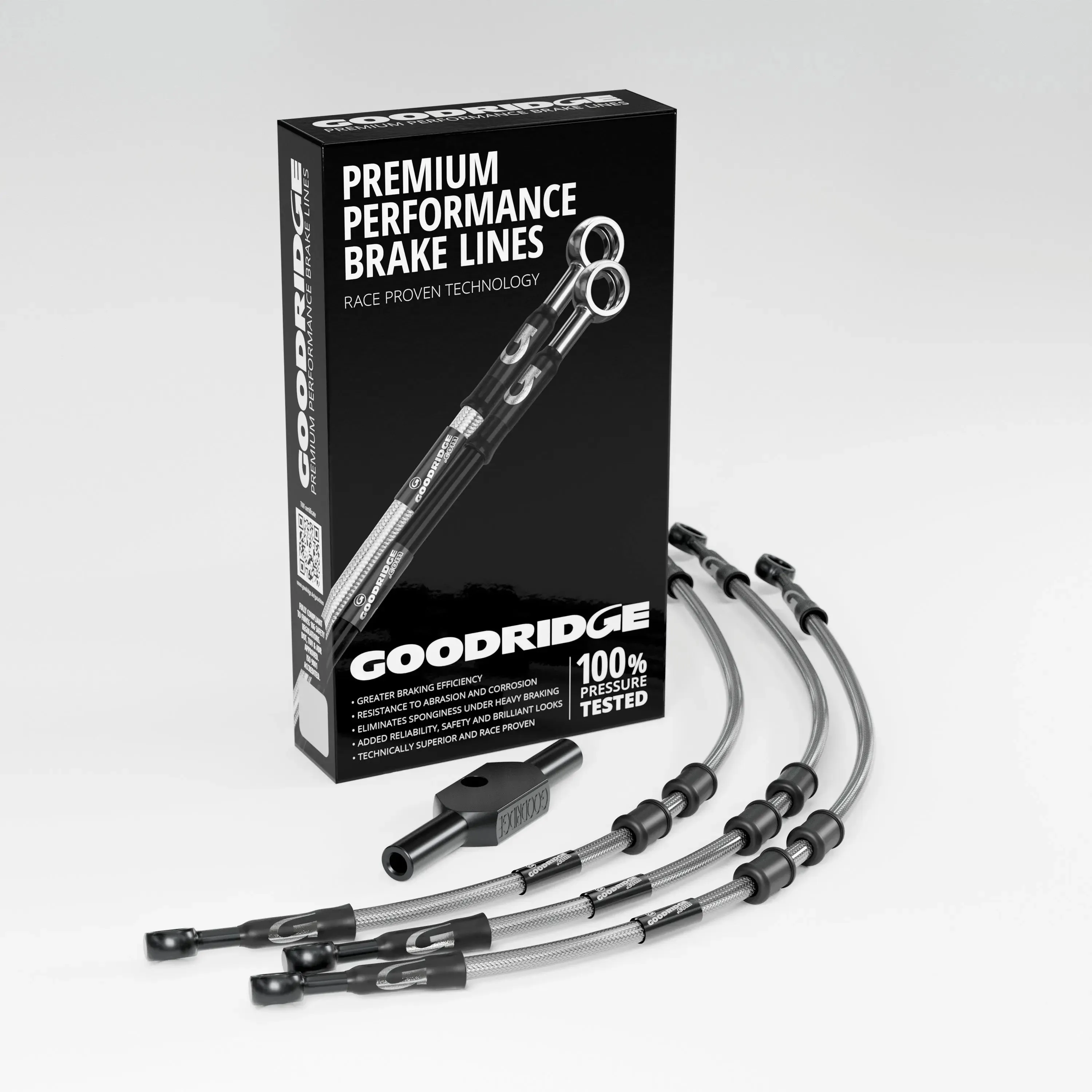 FRONT BRAKE HOSE KIT FOR HARLEY DAVIDSON FXRS-C LOW RIDER CONVERTIBLE 87-94