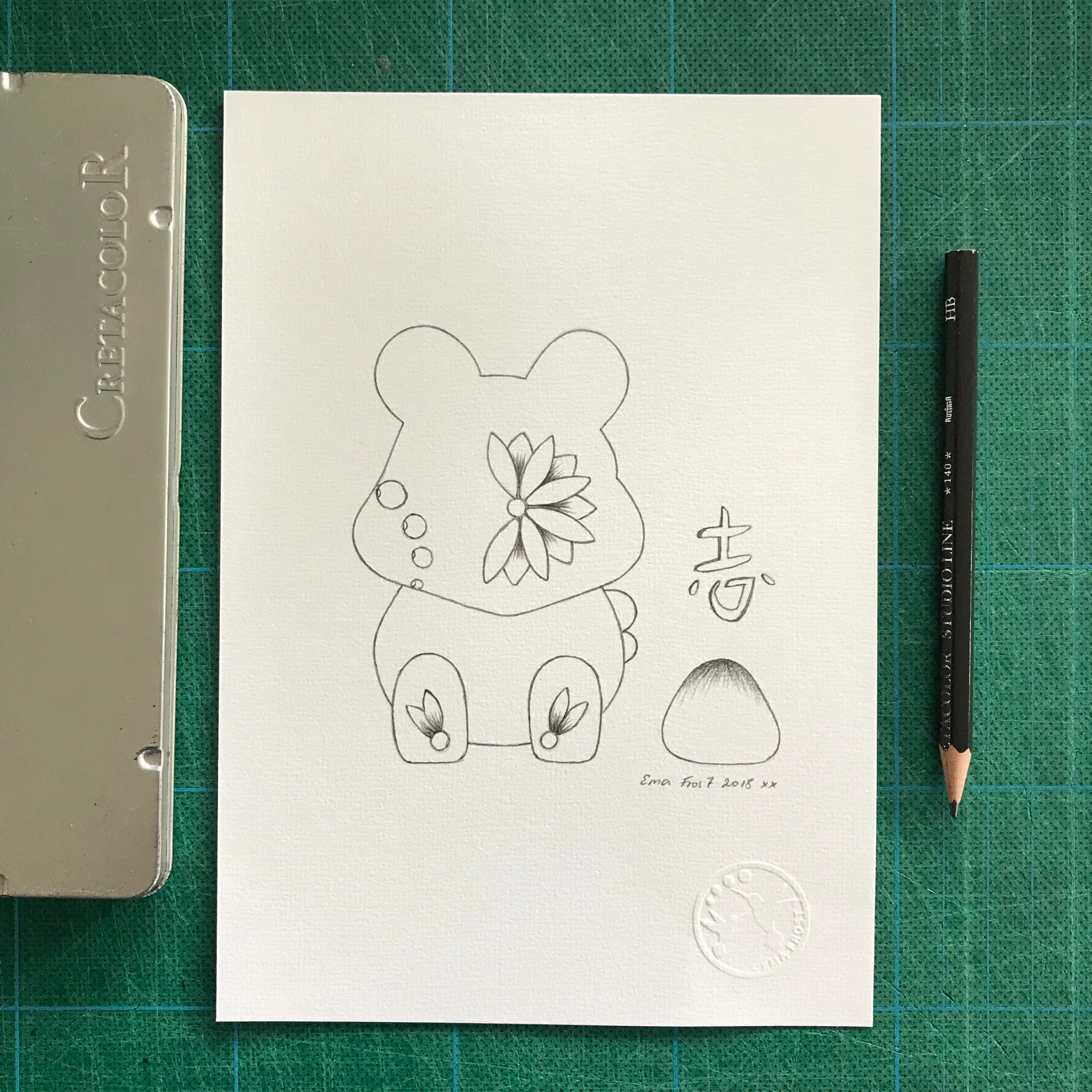 Frost Sketch Project #3 - The Evolution of Dinkie #1