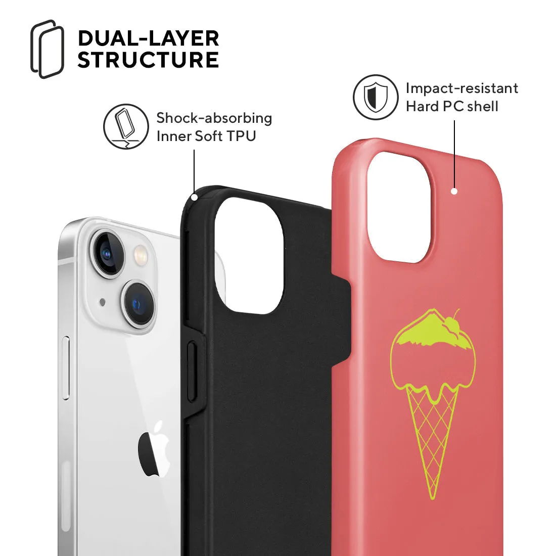 Fujisan Coral Ice Cream Custom - iPhone 13 Case