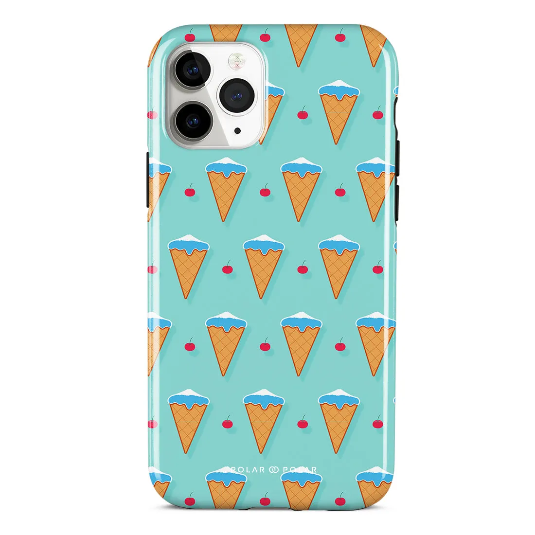 Fujisan Lake Blue Ice Cream Custom - iPhone 11 Pro Case