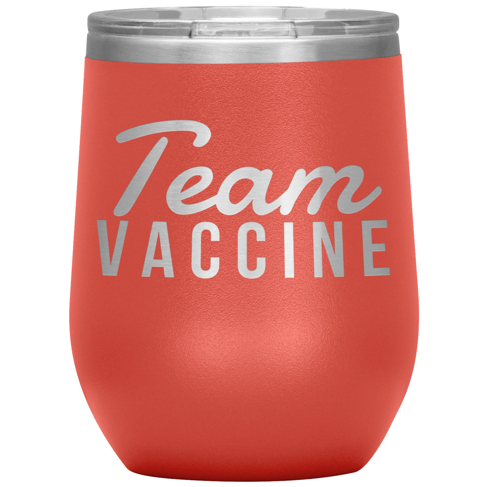 Funny Nurse Tumbler Team Vaccine Stemless Insulated Travel Wine Cup BPA Free 12oz