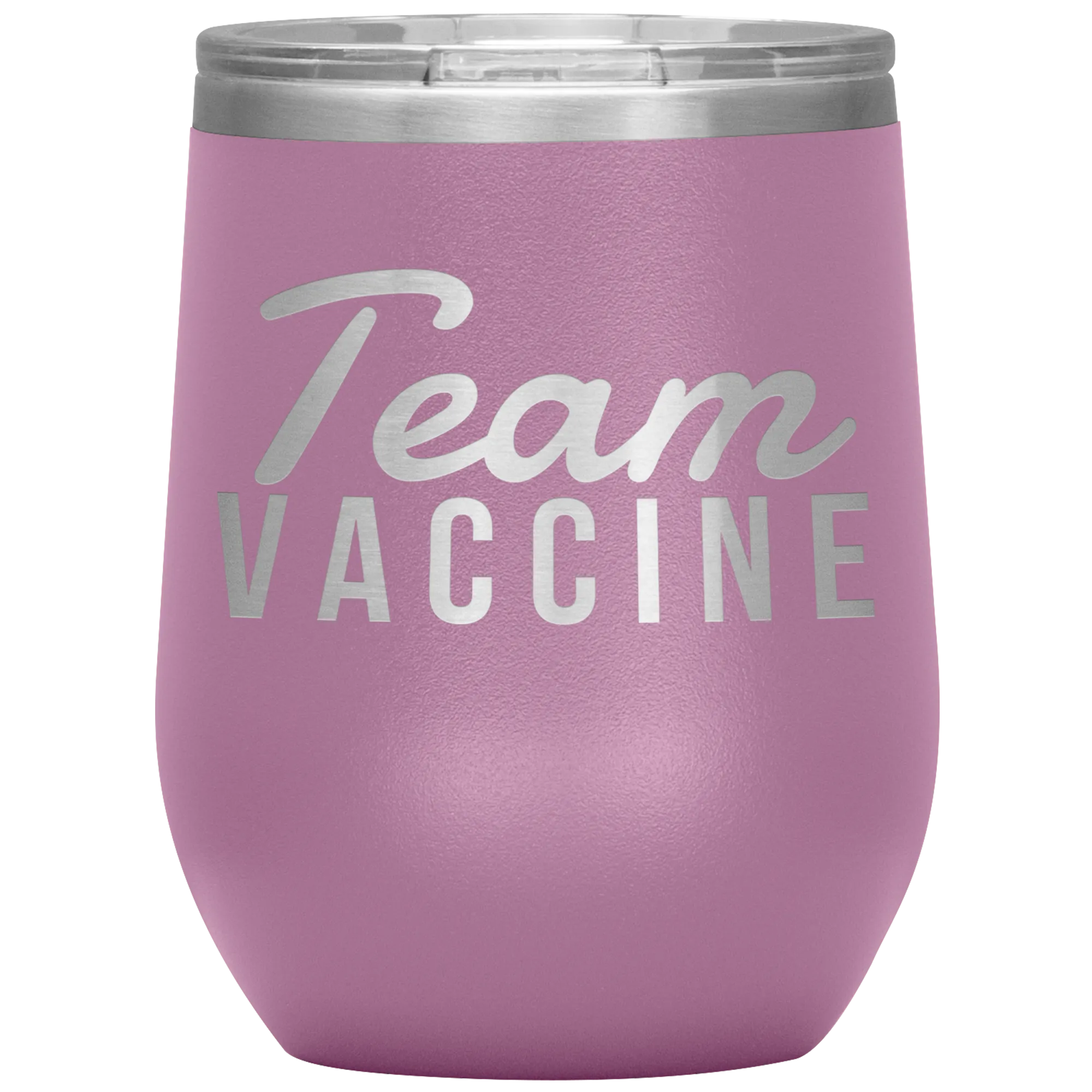 Funny Nurse Tumbler Team Vaccine Stemless Insulated Travel Wine Cup BPA Free 12oz