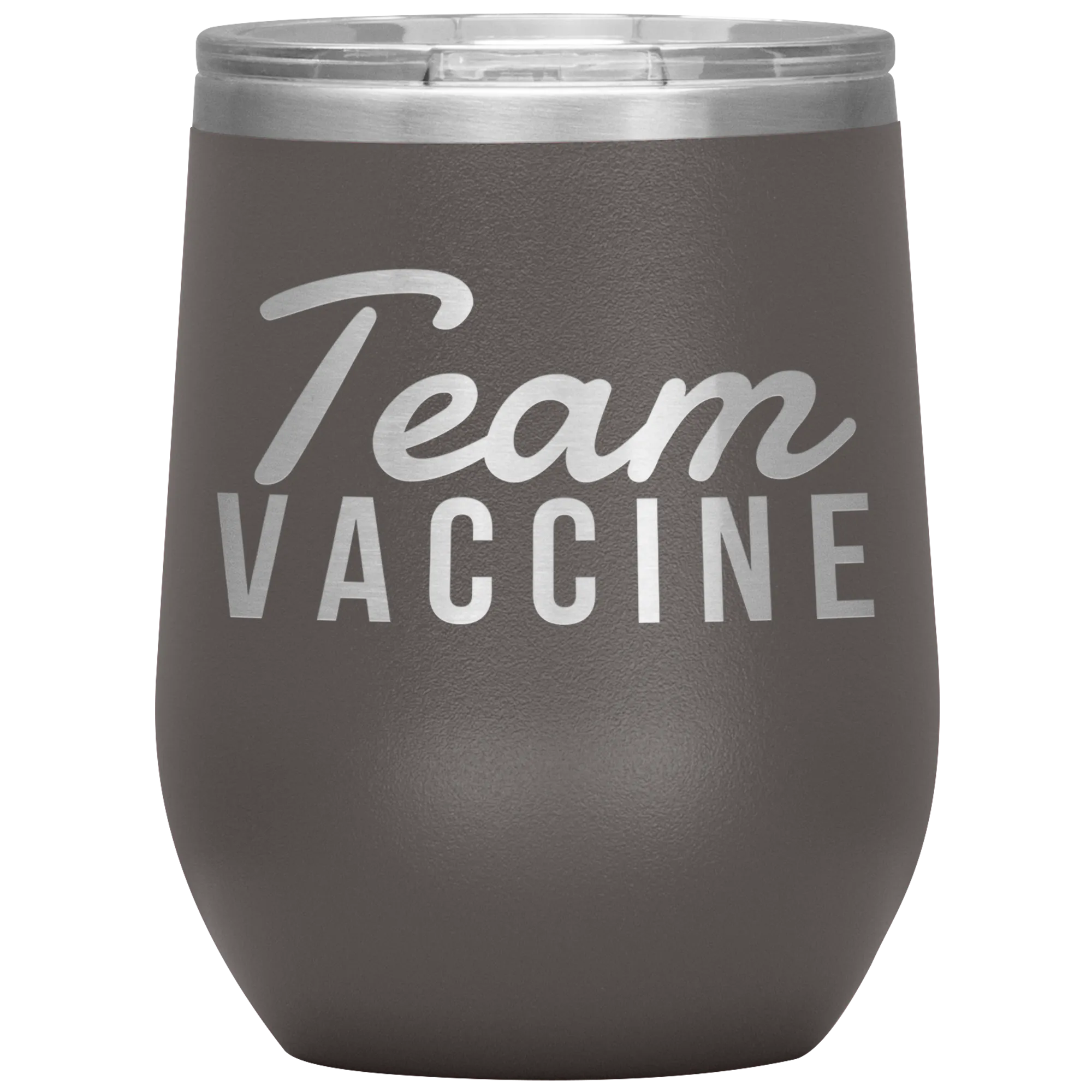 Funny Nurse Tumbler Team Vaccine Stemless Insulated Travel Wine Cup BPA Free 12oz