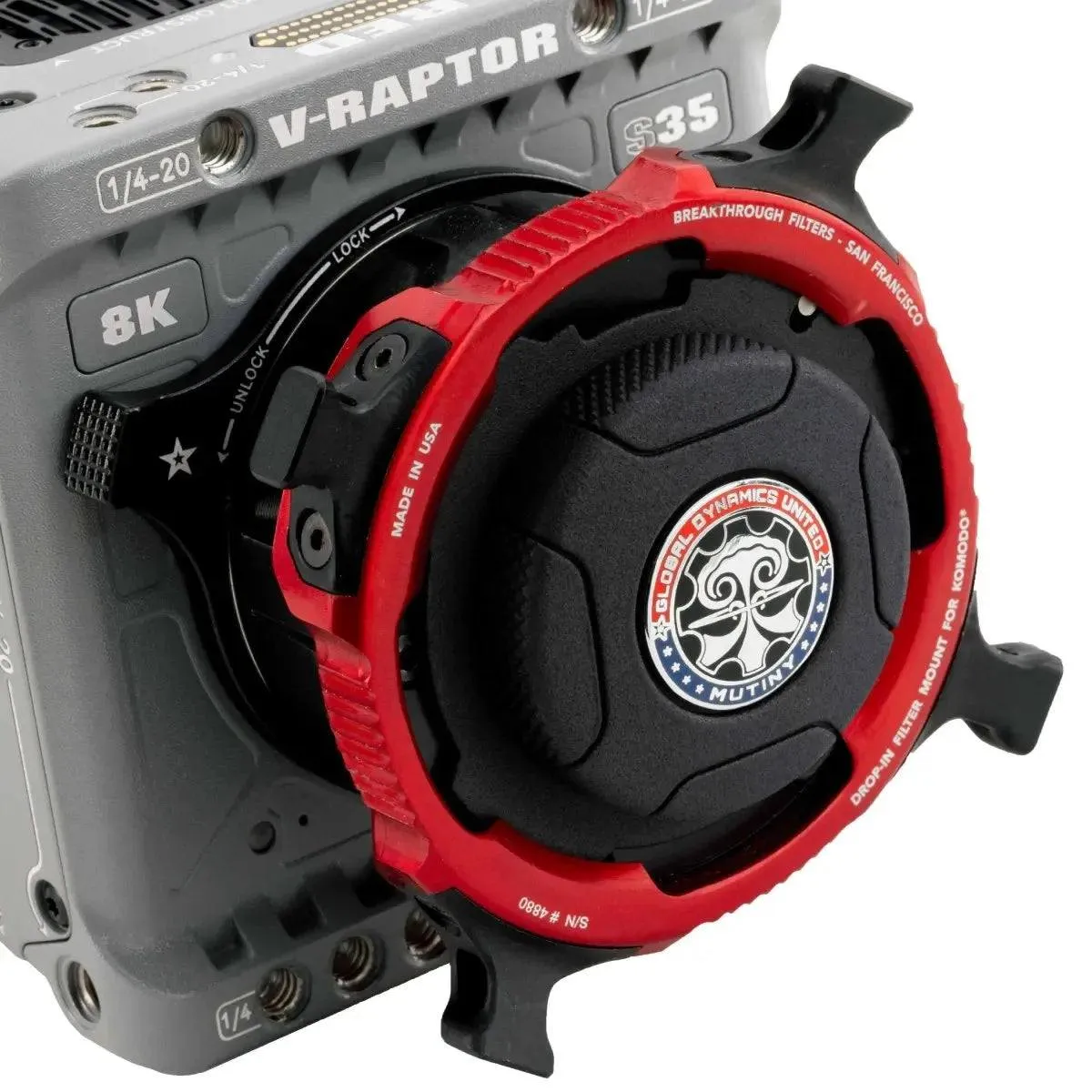 GDU / MUTINY HVT (High-Value Target) AirTag camera body caps