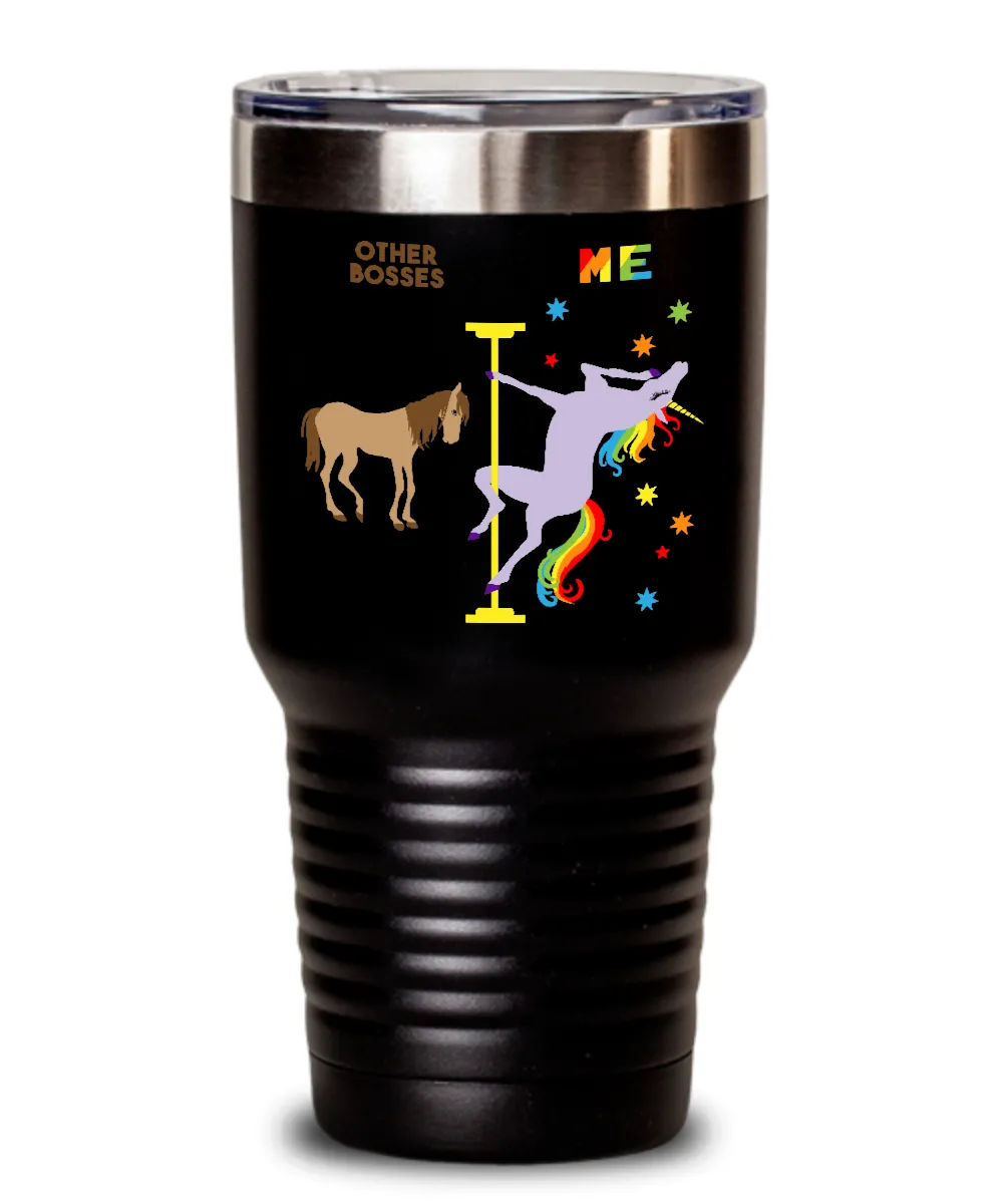 Gift For Boss Rainbow Unicorn Mug Cute Insulated Drink Tumbler Travel Coffee Cup