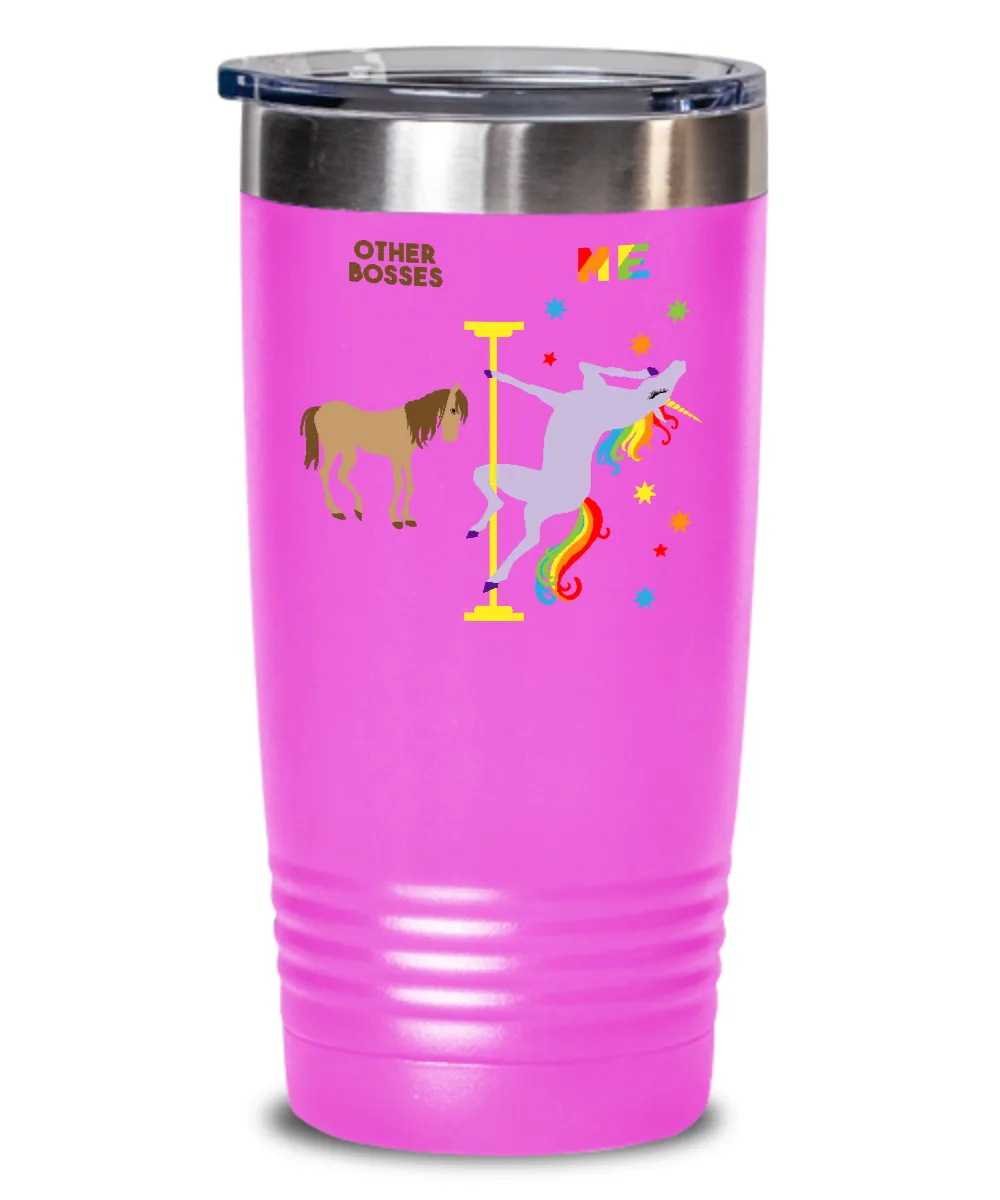 Gift For Boss Rainbow Unicorn Mug Cute Insulated Drink Tumbler Travel Coffee Cup
