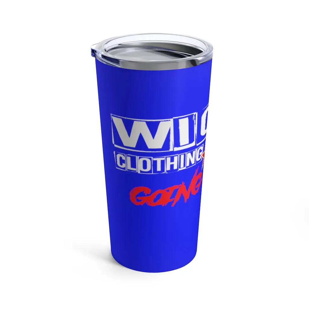 Going Crazy/ Royal Blue/Red/White/Tumbler 20oz