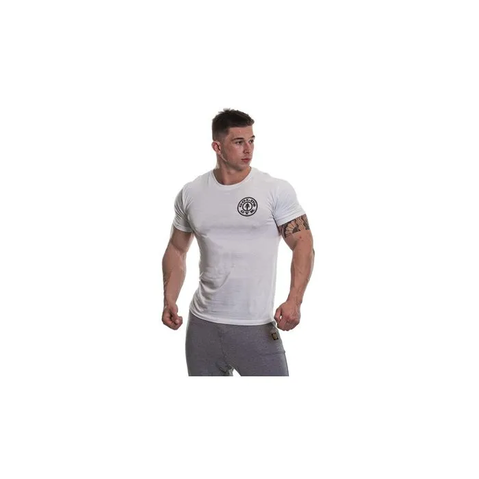 Golds Gym Basic T-Shirt - White/Black